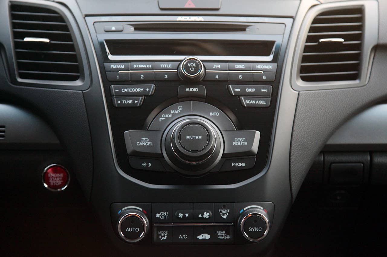 2013 Acura RDX instrument panel