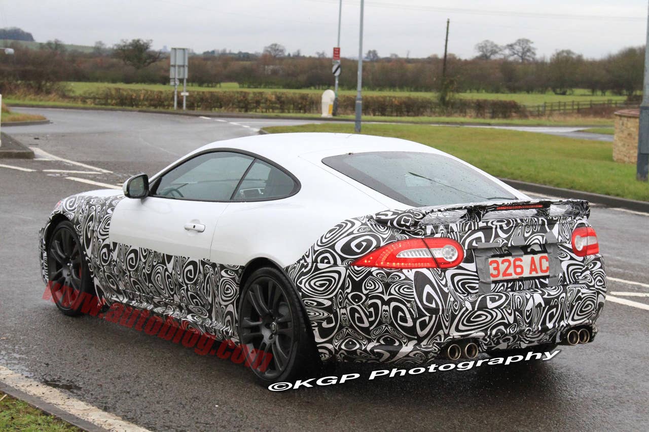 Jaguar XK spy shots