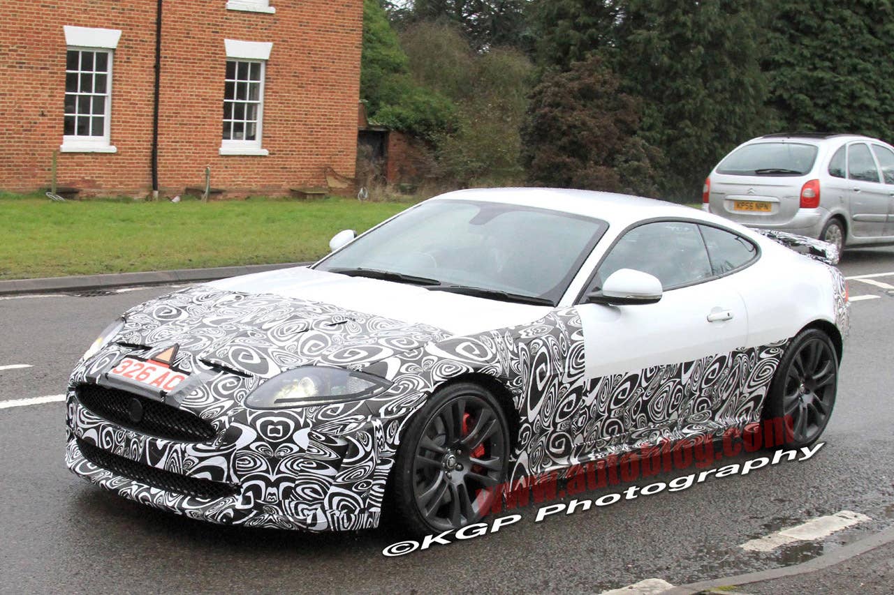 Jaguar XK spy shots