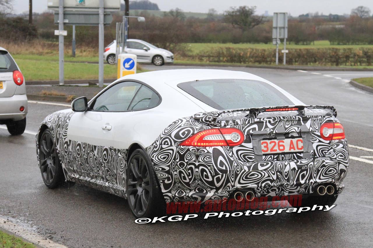Jaguar XK spy shots
