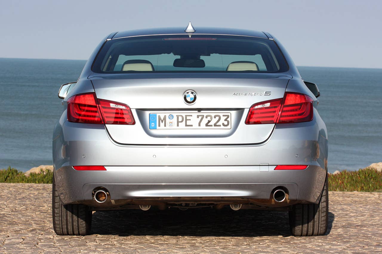 2013 BMW ActiveHybrid 5 rear view