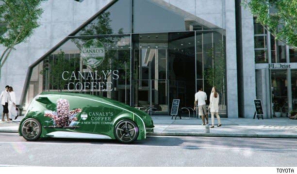 Toyota Fun-Vii concept shown with an exterior image wrap