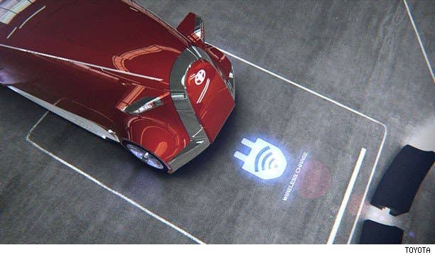 Toyota Fun-Vii concept wireless charger