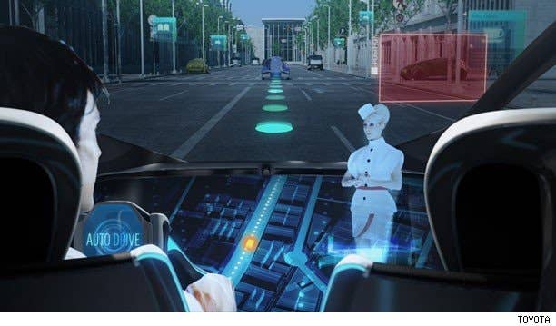 Toyota Fun-Vii concept navigation concierge