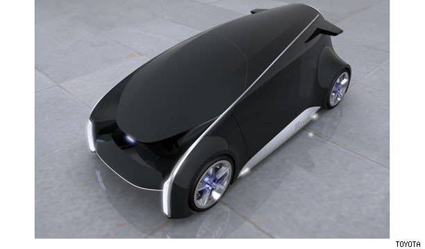 Toyota Fun-Vii concept overhead view