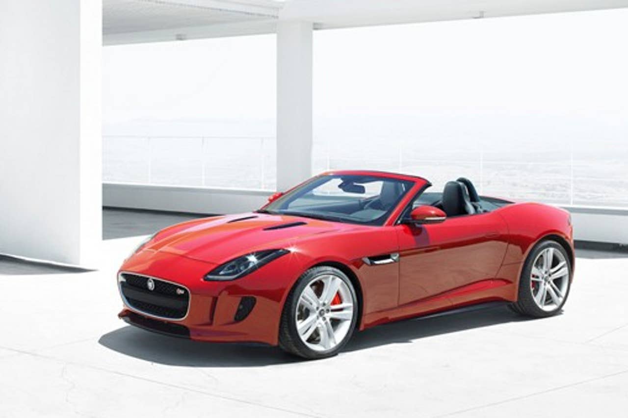 Jaguar F-Type leaked image front 3/4