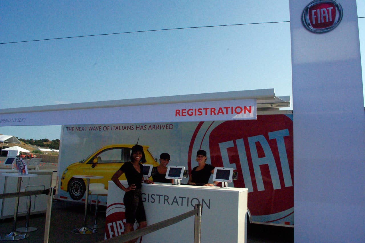 Refuel 2013: Fiat 500e autocross