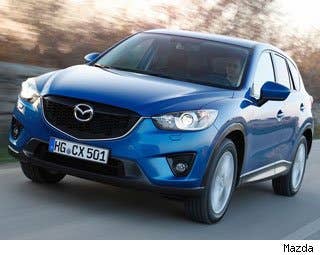 MSRP: $20,695 to $28,295. MPG: 26 city/35 highway.  Pros: Truth be told, we liked a lot of the Mazdas. The Mazda3 hatchback, the Mazda5 and the CX-5 all received positive marks and serious consideration in our book.  The CX-5 stood out as the best among the CUVs we considered, largely for the superior gas mileage in its segment, produced by its SKYACTIV system, which includes technology like turbo-charging and direct injection. Its agile driving characteristics and price, in the base models, landed in our budget range.  Cons: Not many. Since the CX-5 is new this model year, there were no real used options we could deal down into. And, while its MPGs were stellar in segment, it ultimately didn't produce the gas savings of the car that we did purchase.  Research the Mazda CX-5 Mazda CX-5 Photos & Information Mazda CX-5 Specs Mazda CX-5 Local Dealer Price Quote