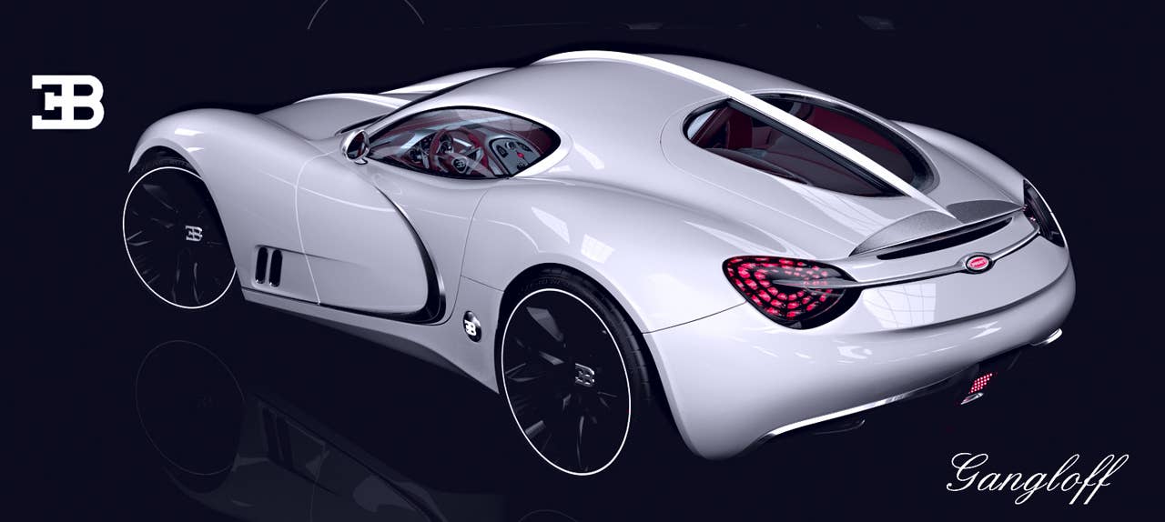 Bugatti Gangloff Concept rear 3/4