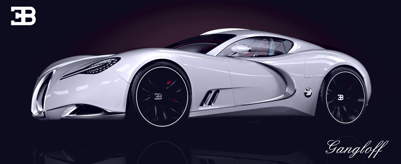 Bugatti Gangloff Concept front 3/4