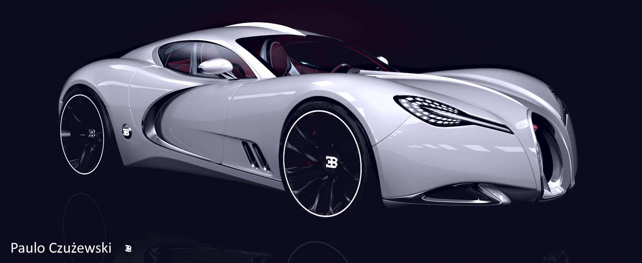 Bugatti Gangloff Concept front 3/4