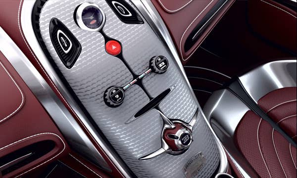 Bugatti Gangloff Concept center console