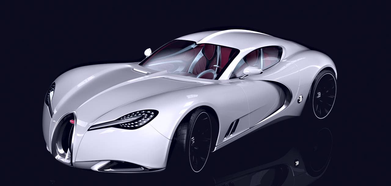 Bugatti Gangloff Concept front 3/4