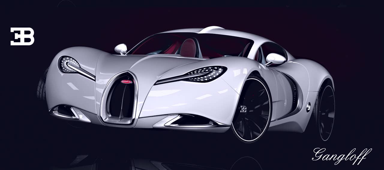 Bugatti Gangloff Concept front 3/4