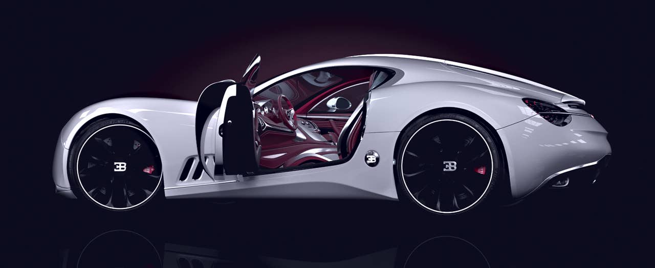 Bugatti Gangloff Concept door open