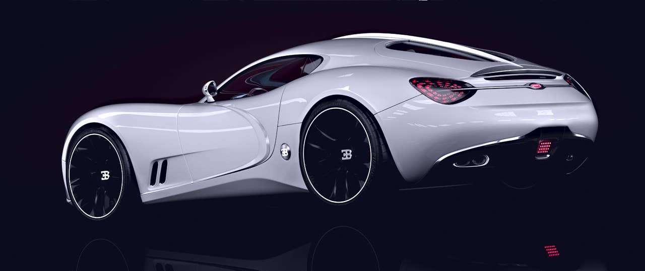 Bugatti Gangloff Concept rear 3/4