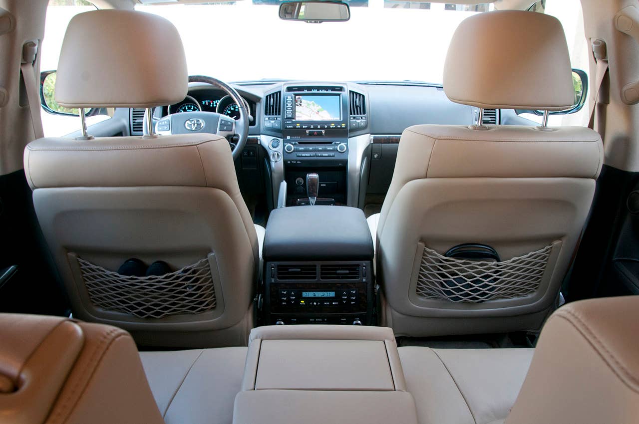 2011 Toyota Land Cruiser rear seat view