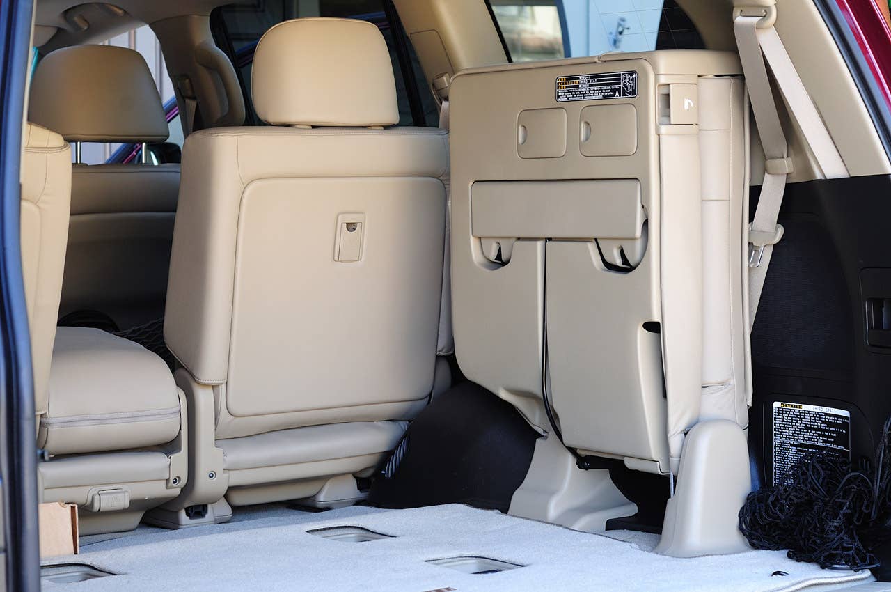2011 Toyota Land Cruiser rear cargo area