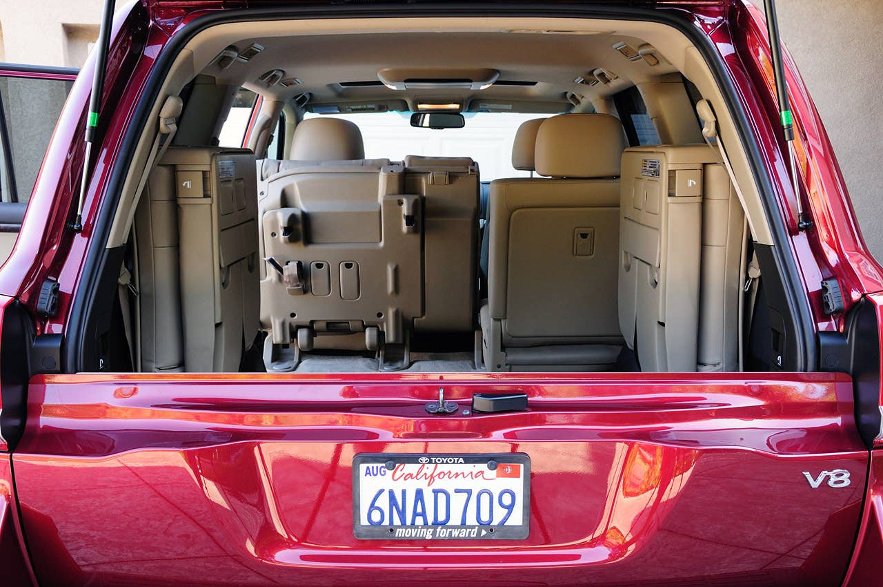 2011 Toyota Land Cruiser rear cargo area