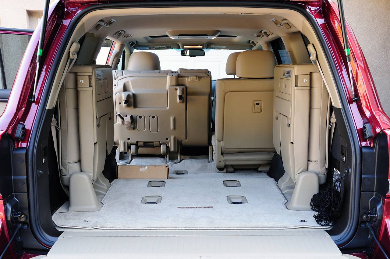 2011 Toyota Land Cruiser rear cargo area