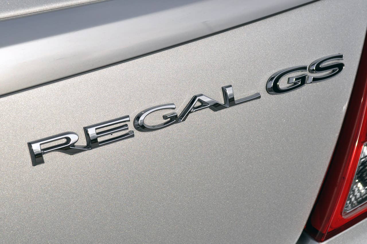 2012 Buick Regal GS badge