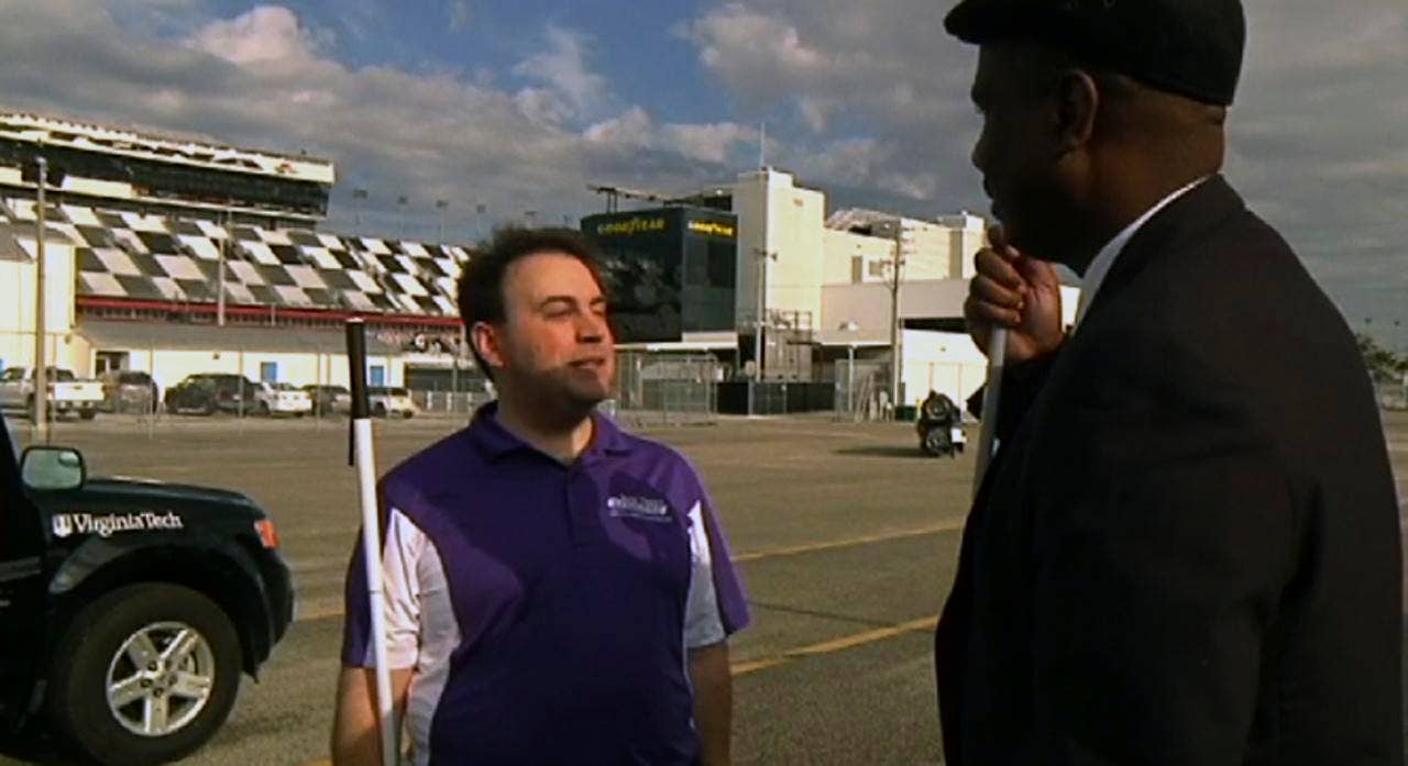 Mark Anthony Riccobono's blind lap of Daytona