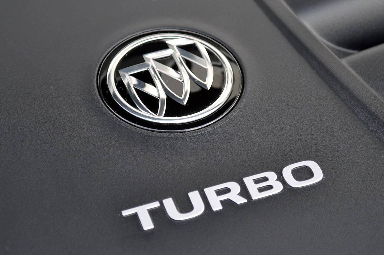 2012 Buick Regal GS engine detail