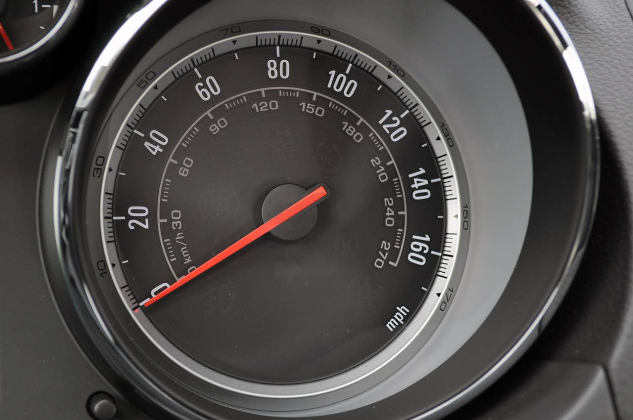 2012 Buick Regal GS speedometer