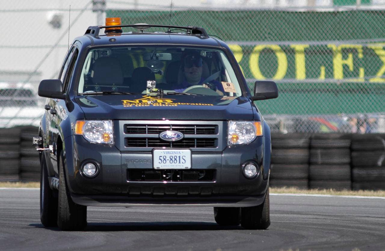 at Daytona International Speedway in Daytona Beach, Fla., Saturday, Jan. 29, 2011.(AP Photo/Terry Renna)