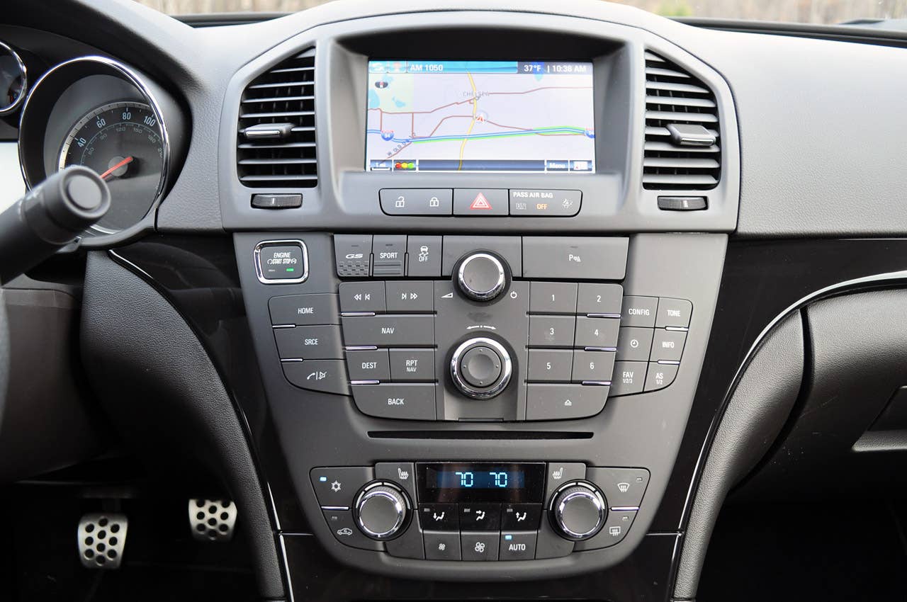 2012 Buick Regal GS instrument panel