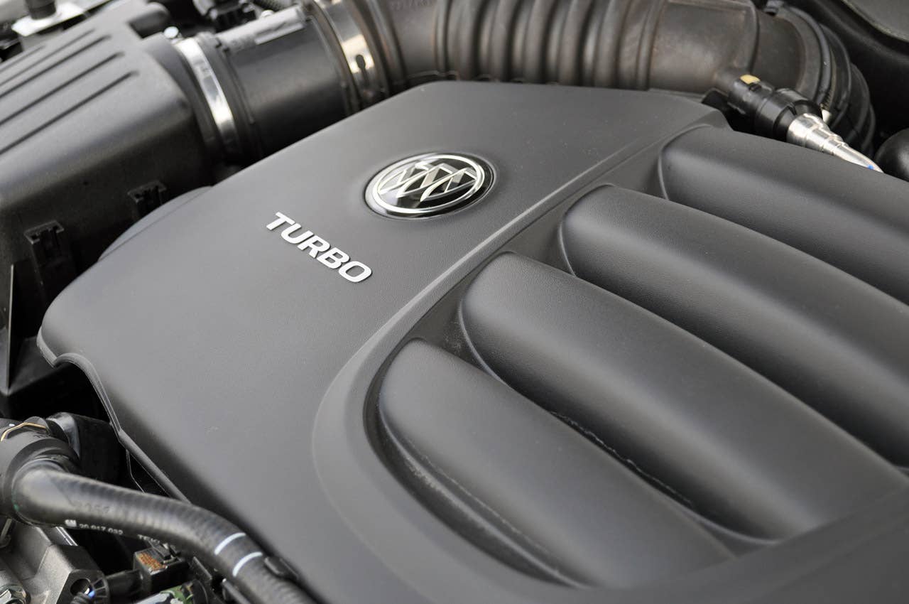 2012 Buick Regal GS engine detail
