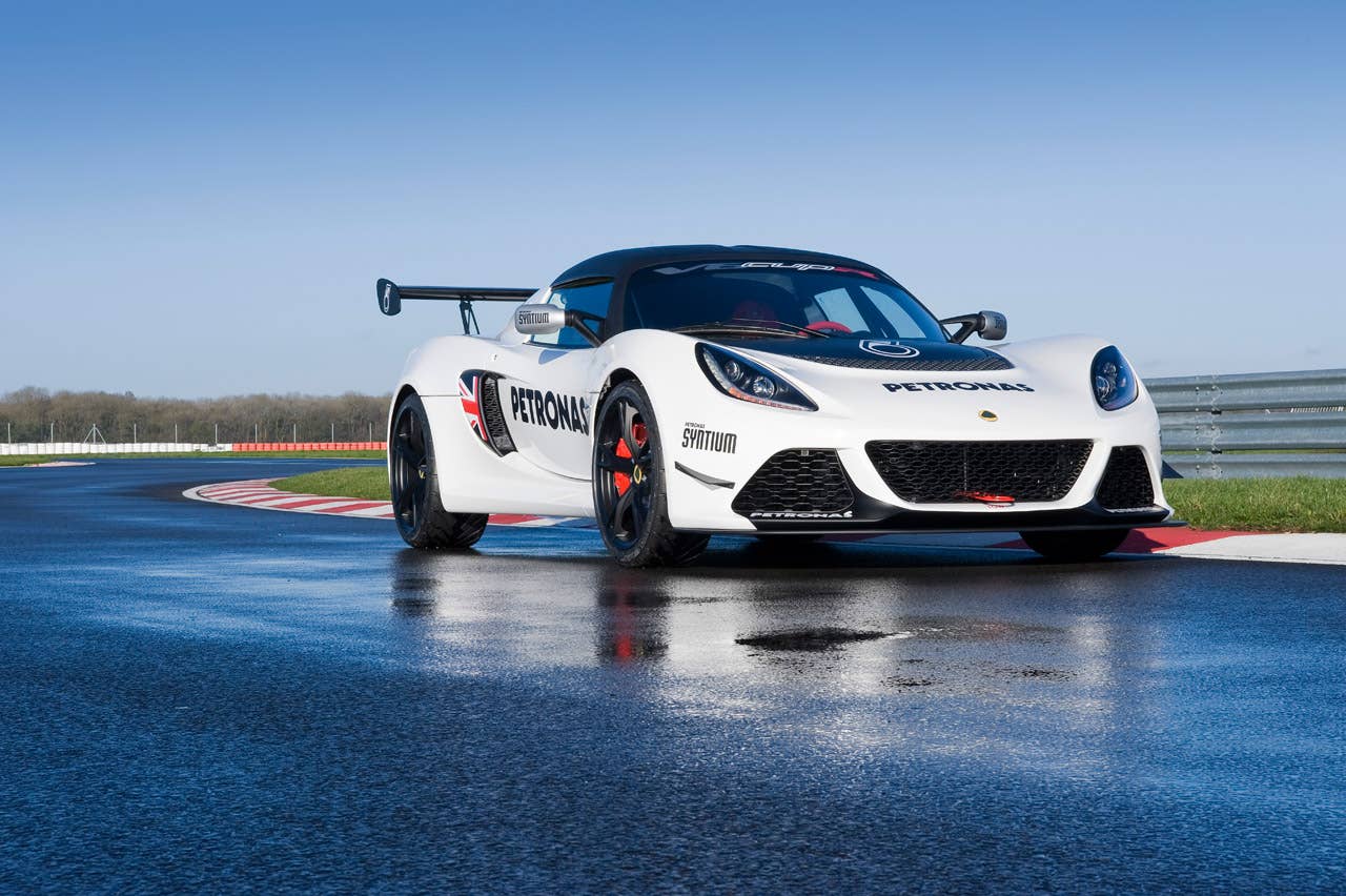 Lotus Exige V6 Cup R front 3/4