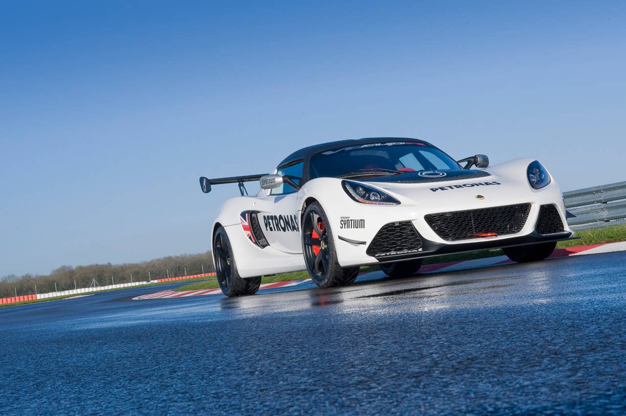 Lotus Exige V6 Cup R front 3/4