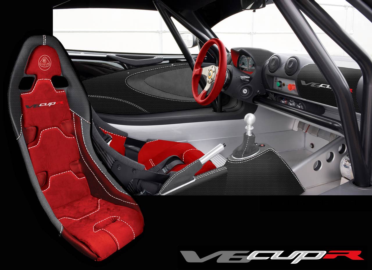 Lotus Exige V6 Cup R interior