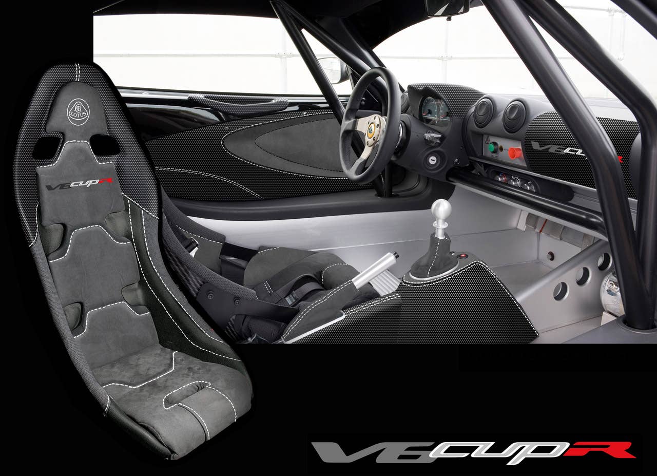 Lotus Exige V6 Cup R interior