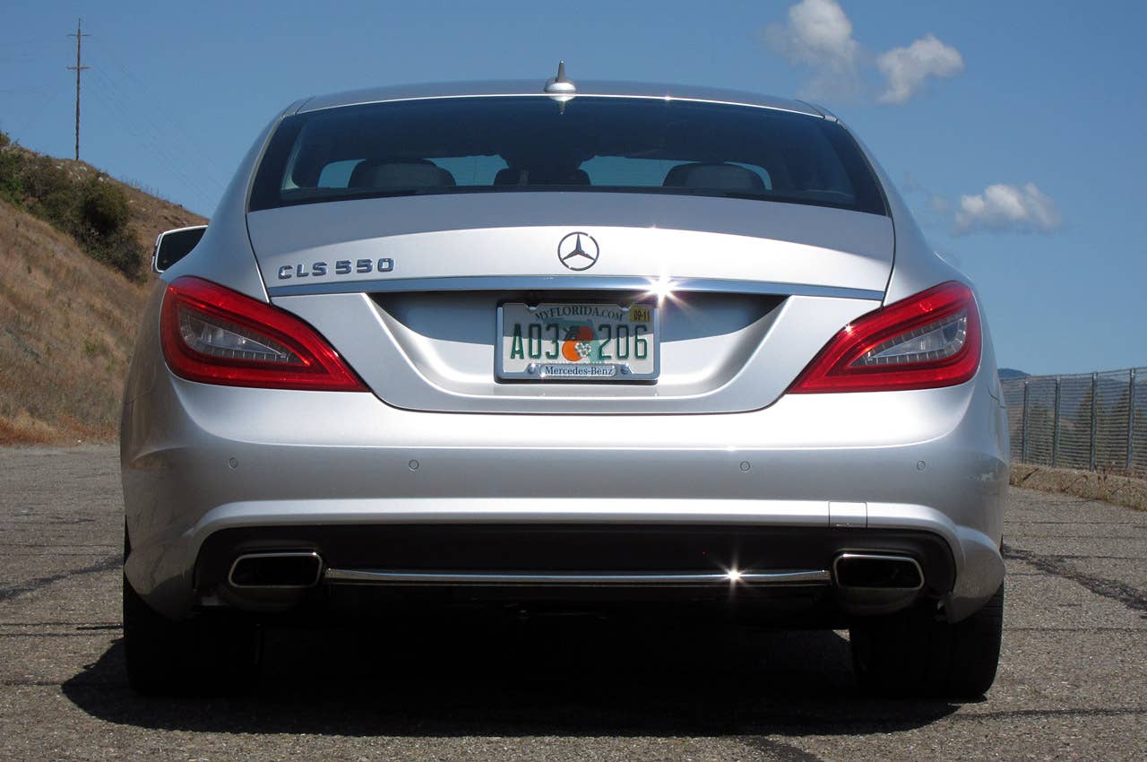 2012 Mercedes-Benz CLS550 rear view
