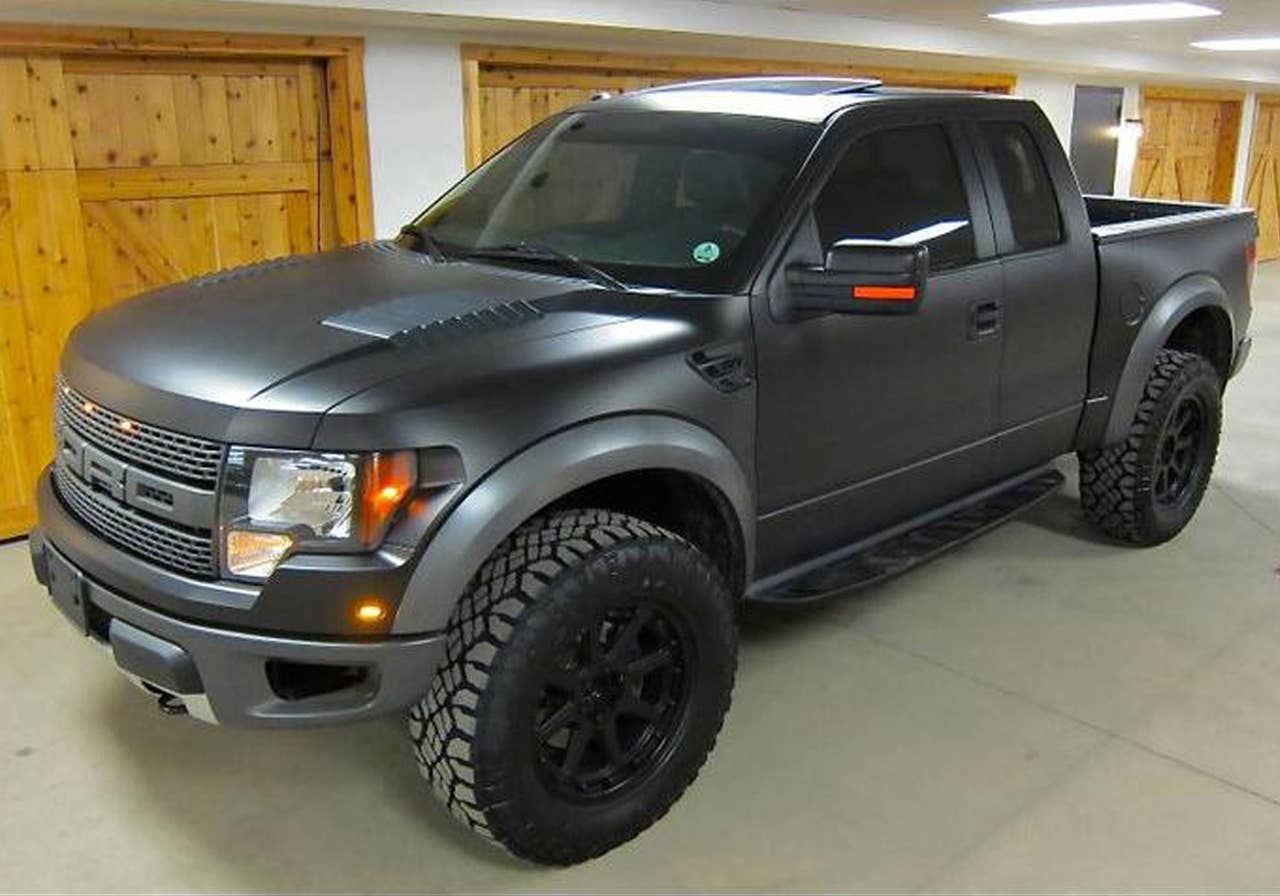 Ken Block's murdered-out 2011 Ford Raptor