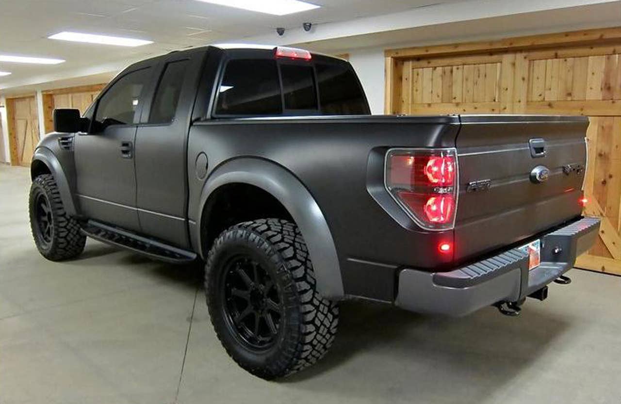 Ken Block's murdered-out 2011 Ford Raptor