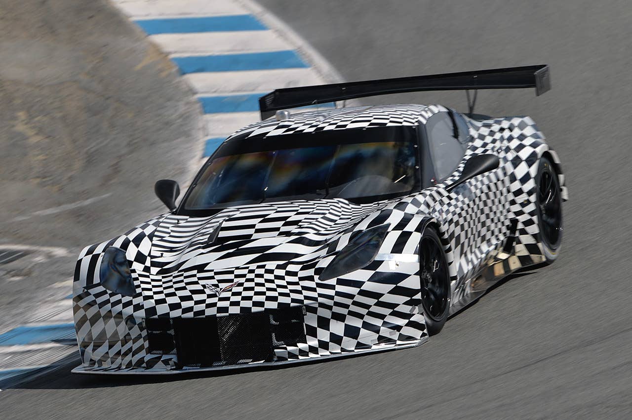 Chevrolet Corvette C7.R Prototype at Mazda Raceway Laguna Seca Copyright 2013 Drew Phillips / AOL