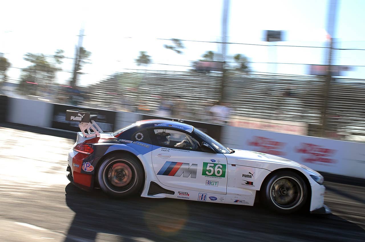 BMW Z4 GTE at the 2013 Long Beach Grand Prix Copyright 2013 Drew Phillips / AOL