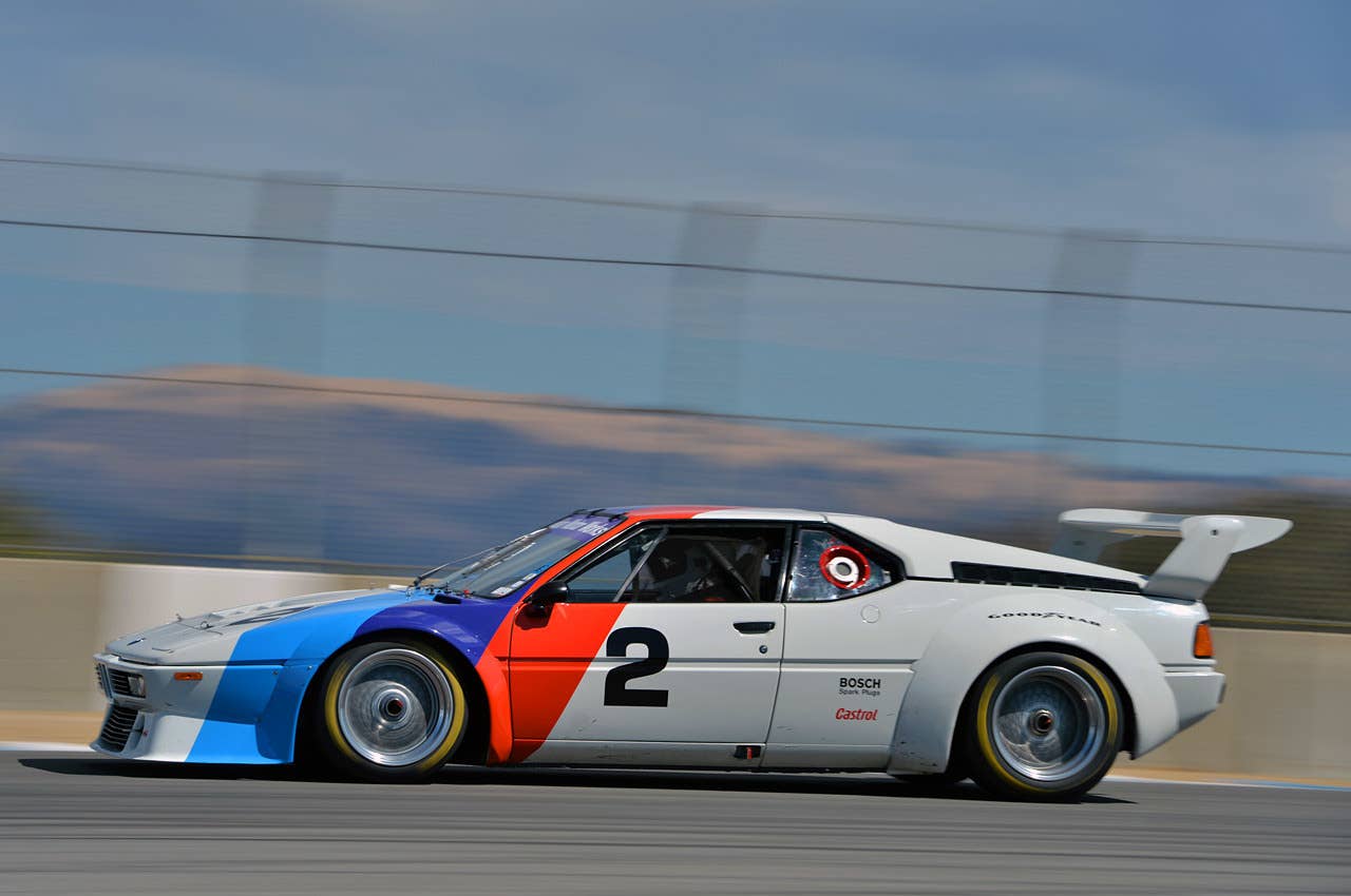 BMW M1 at the 2013 Monterey Motorsports Reunion Copyright 2013 Drew Phillips / AOL