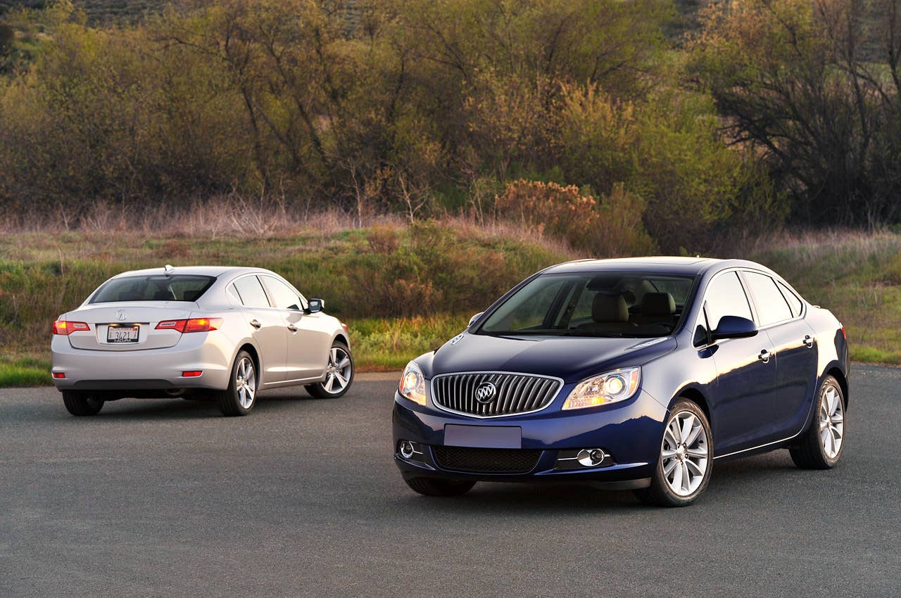 2013 Buick Verano Turbo vs 2013 Acura ILX Copyright 2013 Drew Phillips / AOL