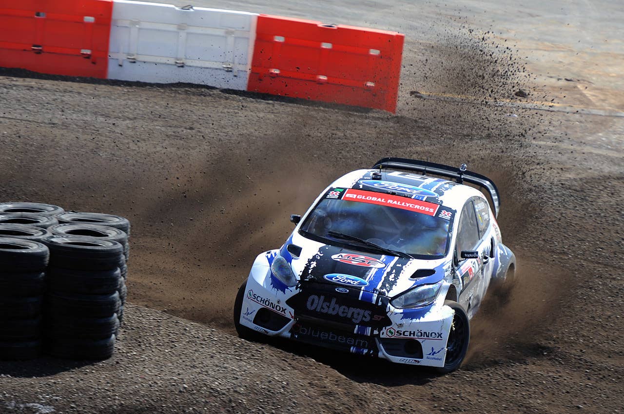 Ford Fiesta at the 2013 X Games RallyCross Copyright 2013 Drew Phillips / AOL