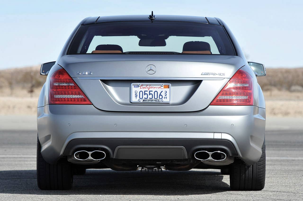 2013 Mercedes-Benz S65 AMG rear view
