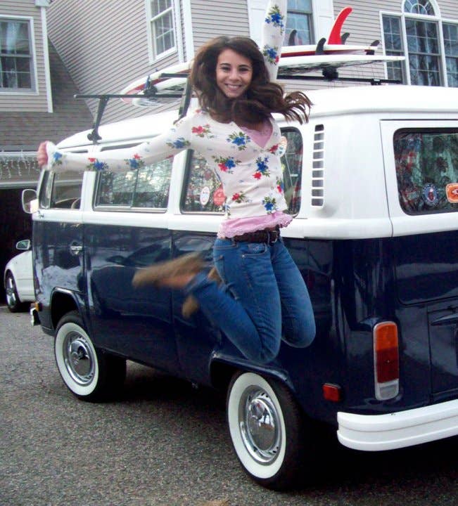 Hollister 1978 Volkswagen Microbus Giveaway winner Lizzy Marola