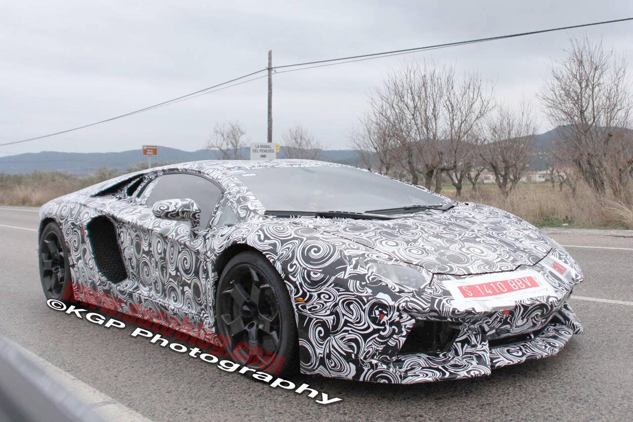 Spy Shots: Lamborghini Murcielago Replacement