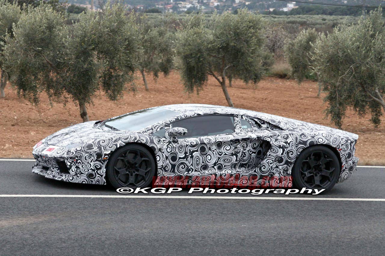 Spy Shots: Lamborghini Murcielago Replacement