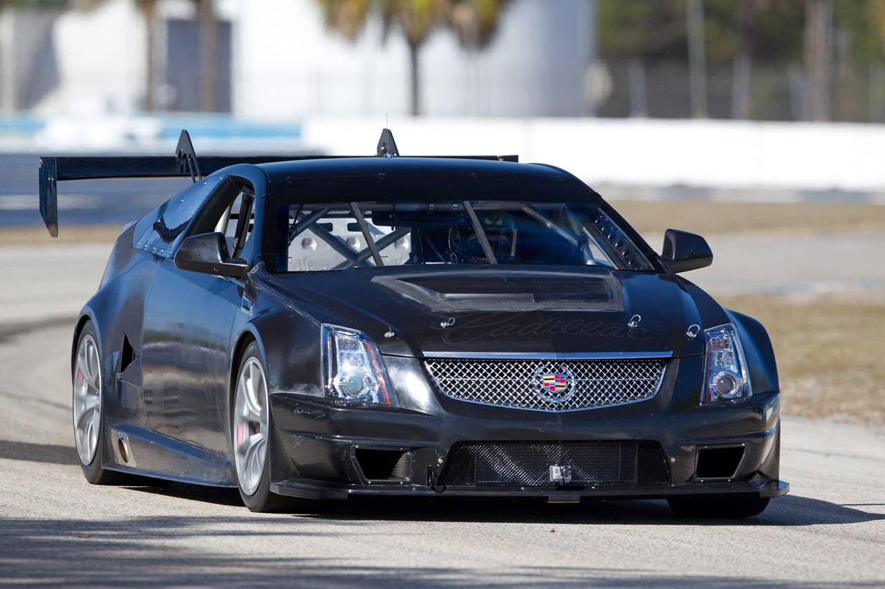 Cadillac CTS-V Coupe SCCA Race Car on track