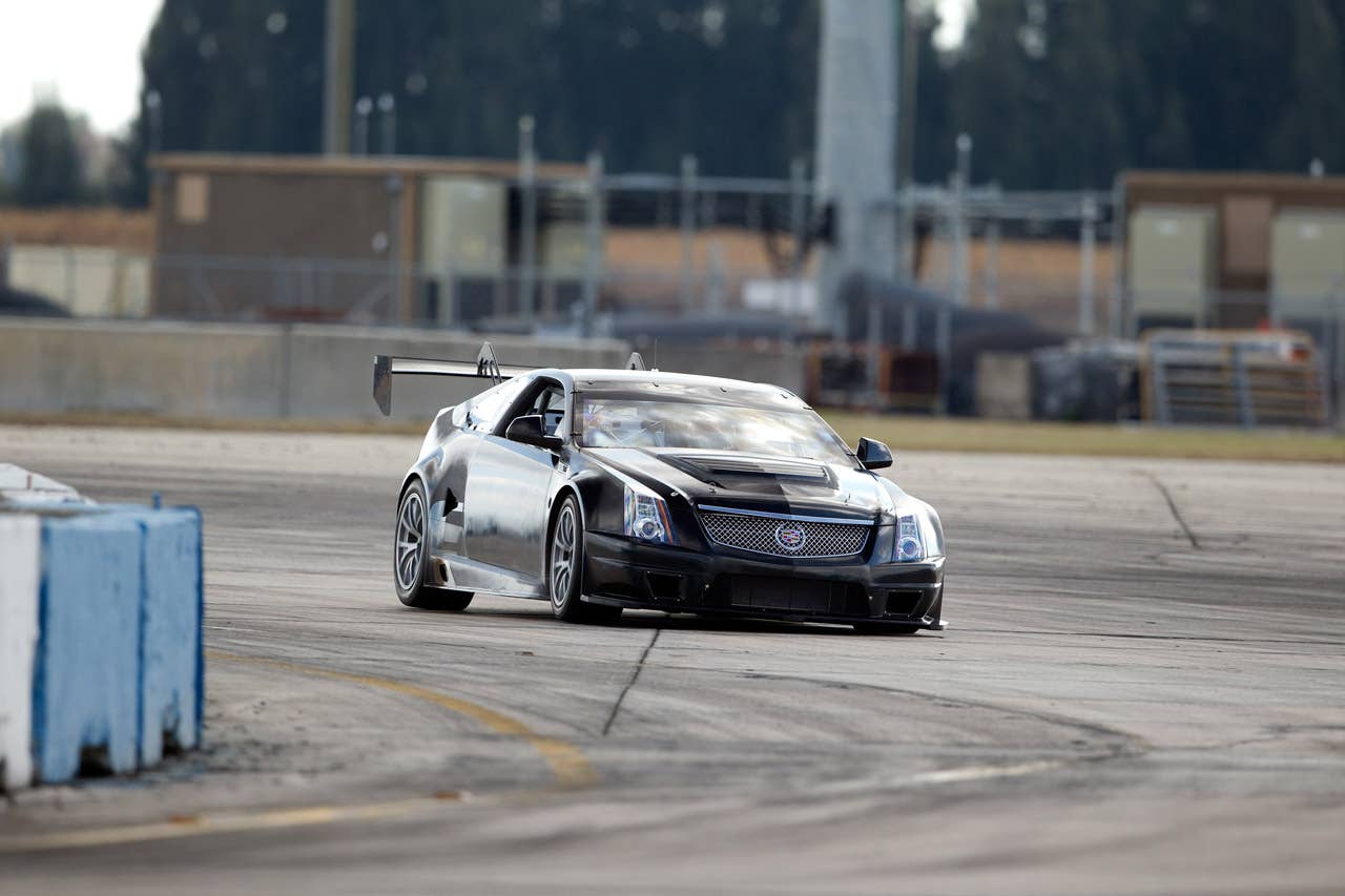 Cadillac CTS-V Coupe SCCA Race Car shakedown