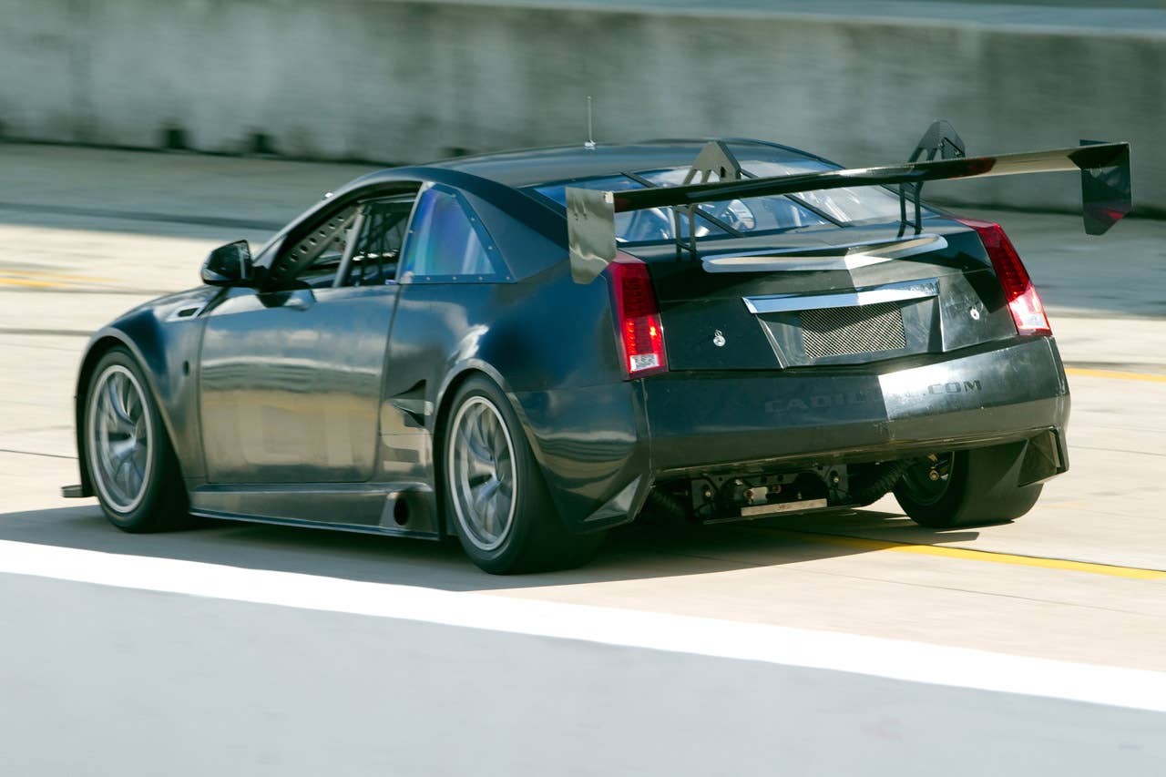 Cadillac CTS-V Coupe SCCA Race Car on track